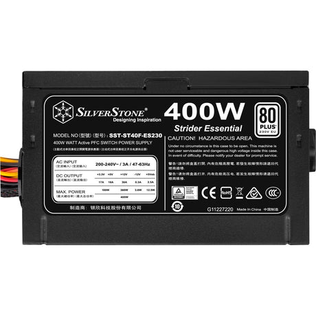 Silverstone Strider Essential ST40F-ES230 400 Watt Netzteil (schwarz, 2x PCIe)