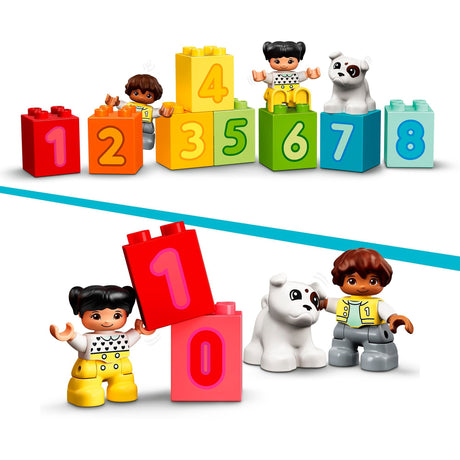 Lego Duplo – Zahlenzug – Zählen lernen, Konstruktionsspielzeug (10954)