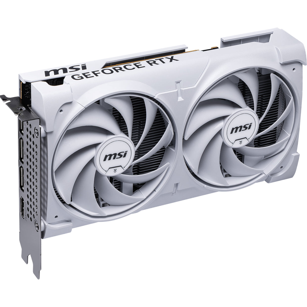 MSI Geforce RTX 5060 8G Ventus 2x OC White Grafikkarte (weiß, 3x Display Port, 1x HDMI)