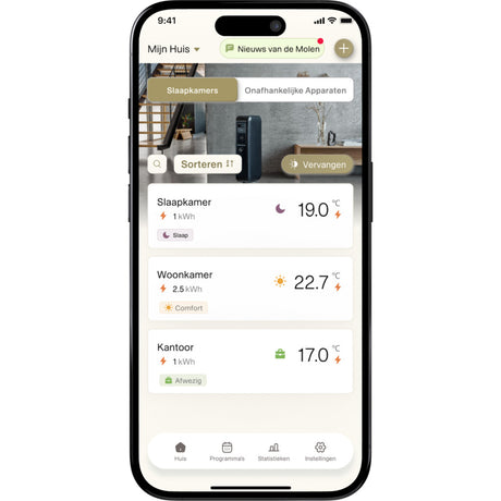 Mill Steel WLAN-Flächenheizung PA1300Wifi4 schwarz, 1300-Watt-Konvektor (schwarz, WLAN 2,4 GHz (WLAN 6), Bluetooth 5.2, ZigBee 3.0 + App)