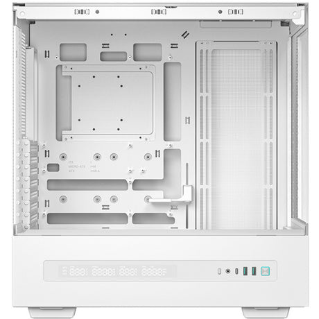 Deepcool ch690 digitales Midi-Tower-Gehäuse (weiß | 2x USB-A | 1x USB-C | gehärtetes Glas)