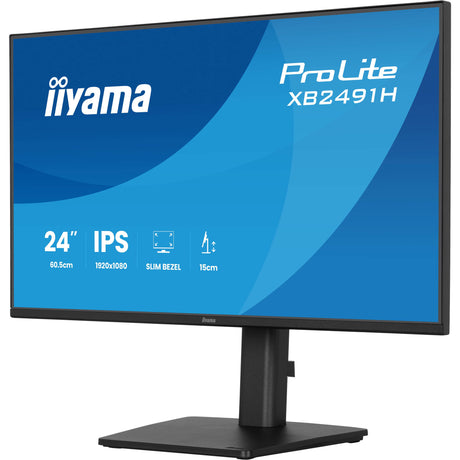 Iiyama prolite xb2491h-b1 23.8 monitor (zwart, 120 hz, hdmi, displayport)