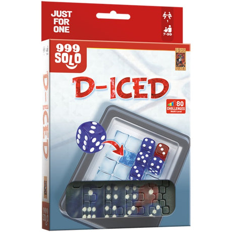 999Games 999 Games D-Iced Denkspiel (niederländisch, 1 Spieler, ab 7 Jahren, 80 Aufgaben)