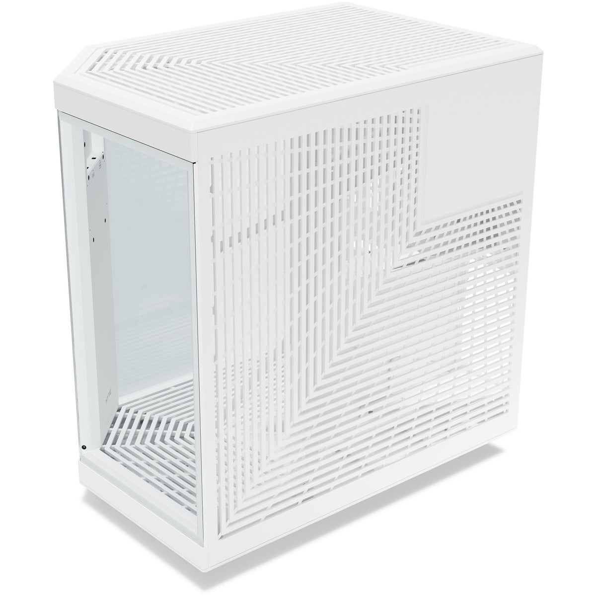 Hyte y70 Touch Infinity Midi-Tower-Gehäuse (weiß | 2x USB-A | 1x USB-C | gehärtetes Glas)