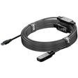 Club 3D USB 3.2 Gen 1 Aktives Repeater-Verlängerungskabel (Schwarz, 15 Meter)