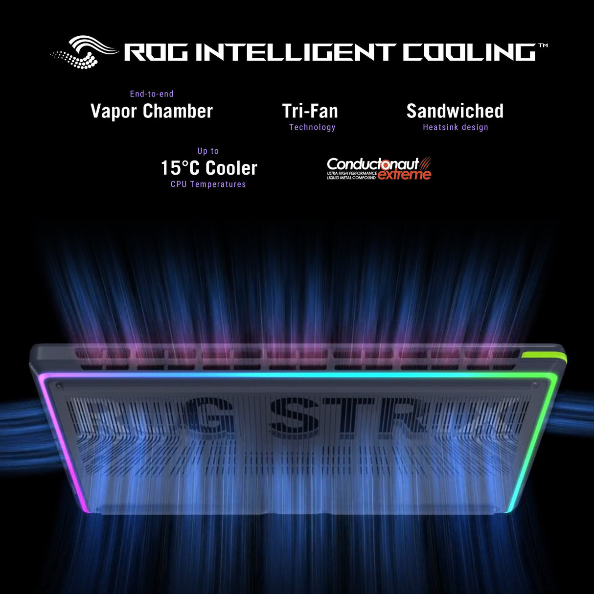 Asus rog strix g16 g615lp-s5087w 16 gaming laptop (zwart grijs | core ultra 9 275hx | rtx 5070 | 32 gb | 1 tb ssd)