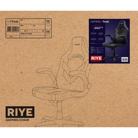 Trust GXT 703 Riye Gaming-Stuhl (schwarz)