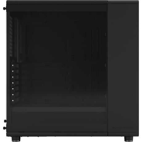 Fractal Design North – Momentum Edition Midi-Tower-Gehäuse (schwarze Holzfarbe | 2x USB-A | 1x USB-C | gehärtetes Glas)