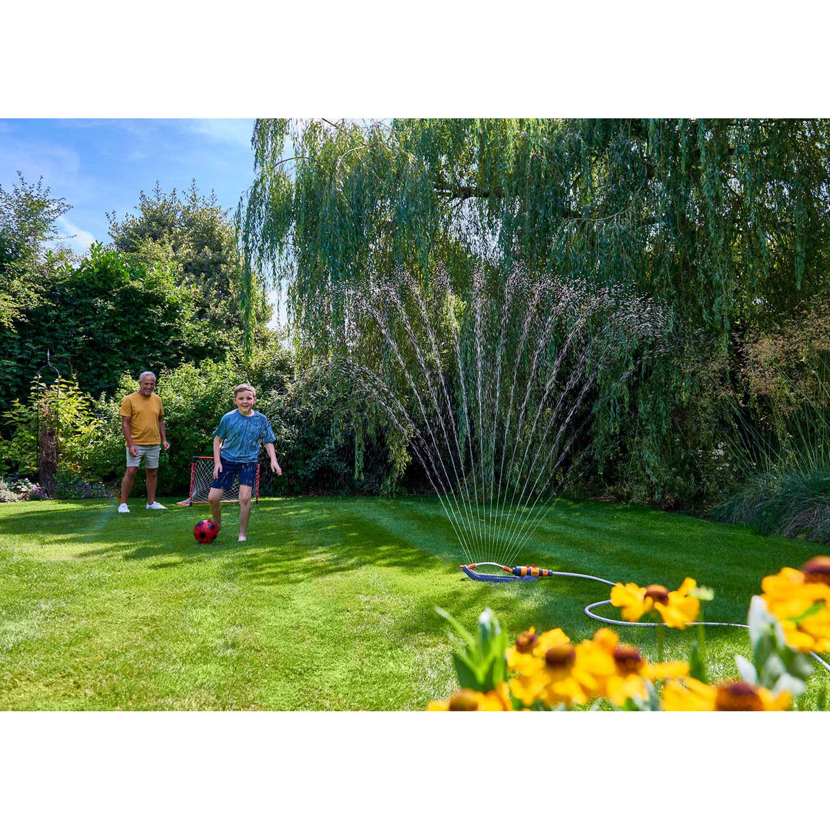 Hozelock aquasave pro 220m 220 m² Sprinkler (grau gelb)