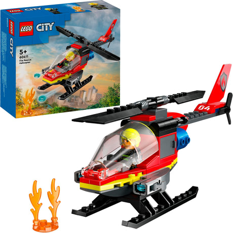 Lego City Feuerwehrhubschrauber – 60411