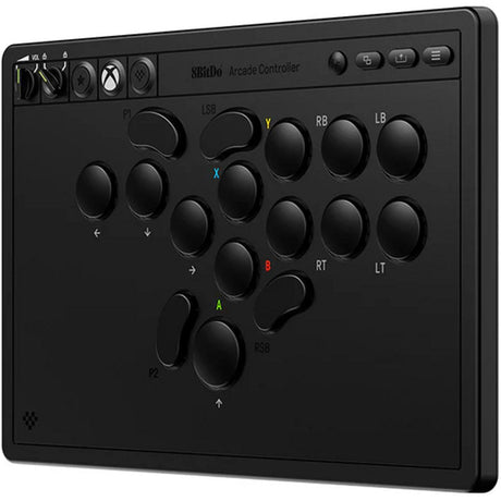 8bitdo arcade controller for xbox (zwart, 2.4 ghz usb, xbox series x|s, xbox one, pc)