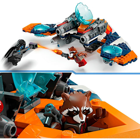 Lego Marvel – Raketen Warbird vs. Ronan Konstruktionsspielzeug (76278)