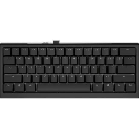 Ducky One X Mini kabellose mechanische RGB-Tastatur (schwarz, US-Layout (QWERTZ), induktiv, 60 %, Hot-Swap-fähig, PBT, 2,4 GHz | Bluetooth | USB-C)