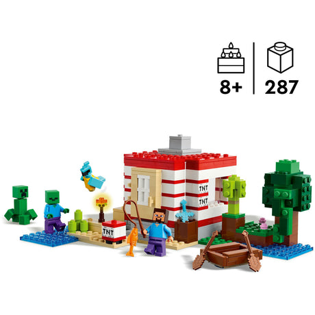 Lego® Minecraft® Das TNT-Dschungelhaus, Videospielset – 21275