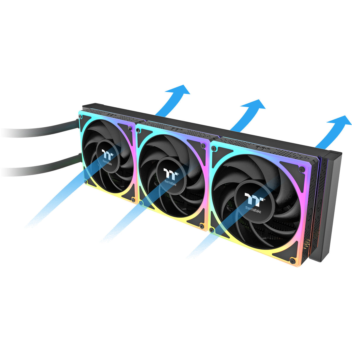 Thermaltake Magcurve 360 Ultra Arbb Sync AIO Flüssigkeitskühler Wasserkühlung (Schwarz)