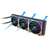 Thermaltake Magcurve 360 Ultra Arbb Sync AIO Flüssigkeitskühler Wasserkühlung (Schwarz)
