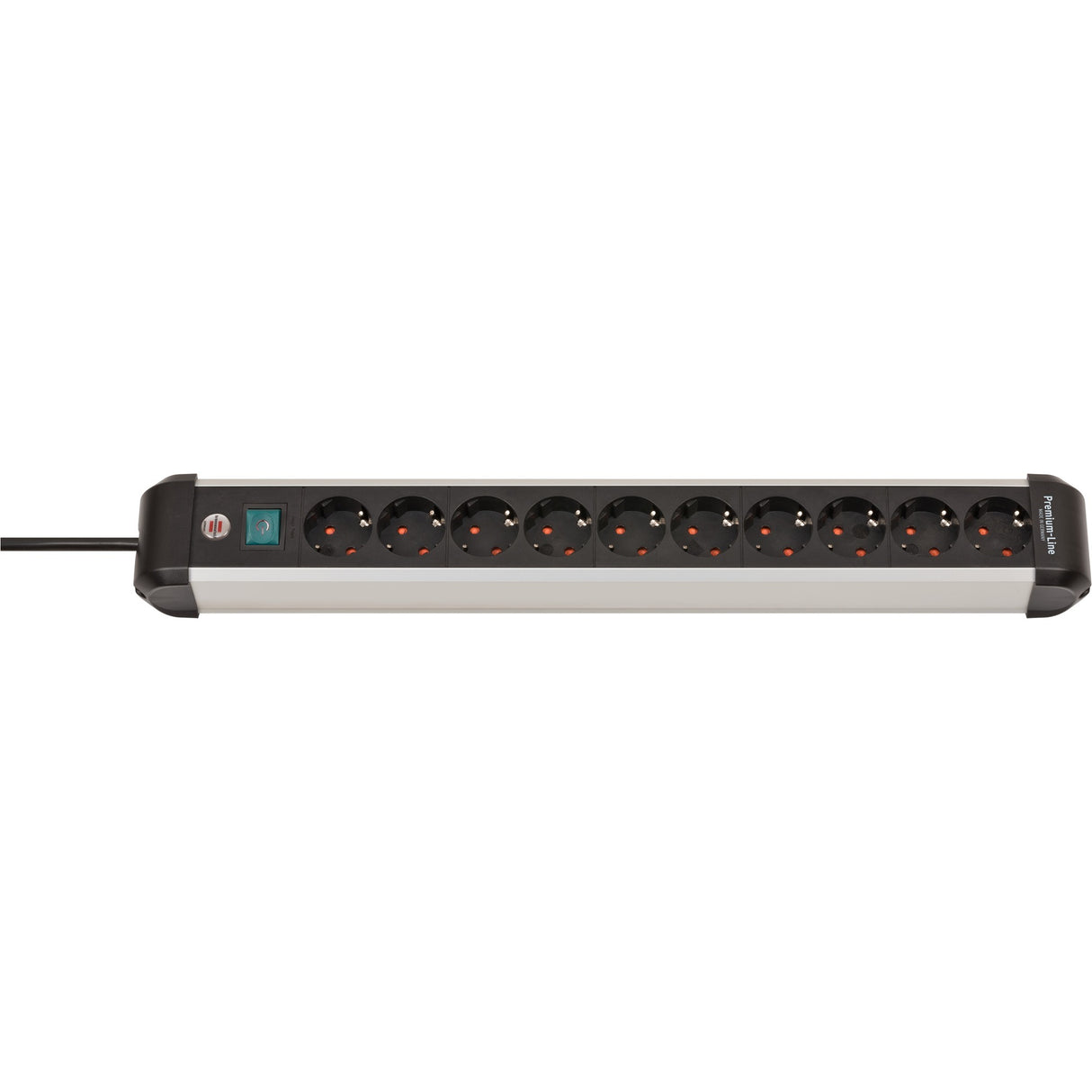 Brennenstuhl Premium-Alu-Line-Sockel 10-fach
