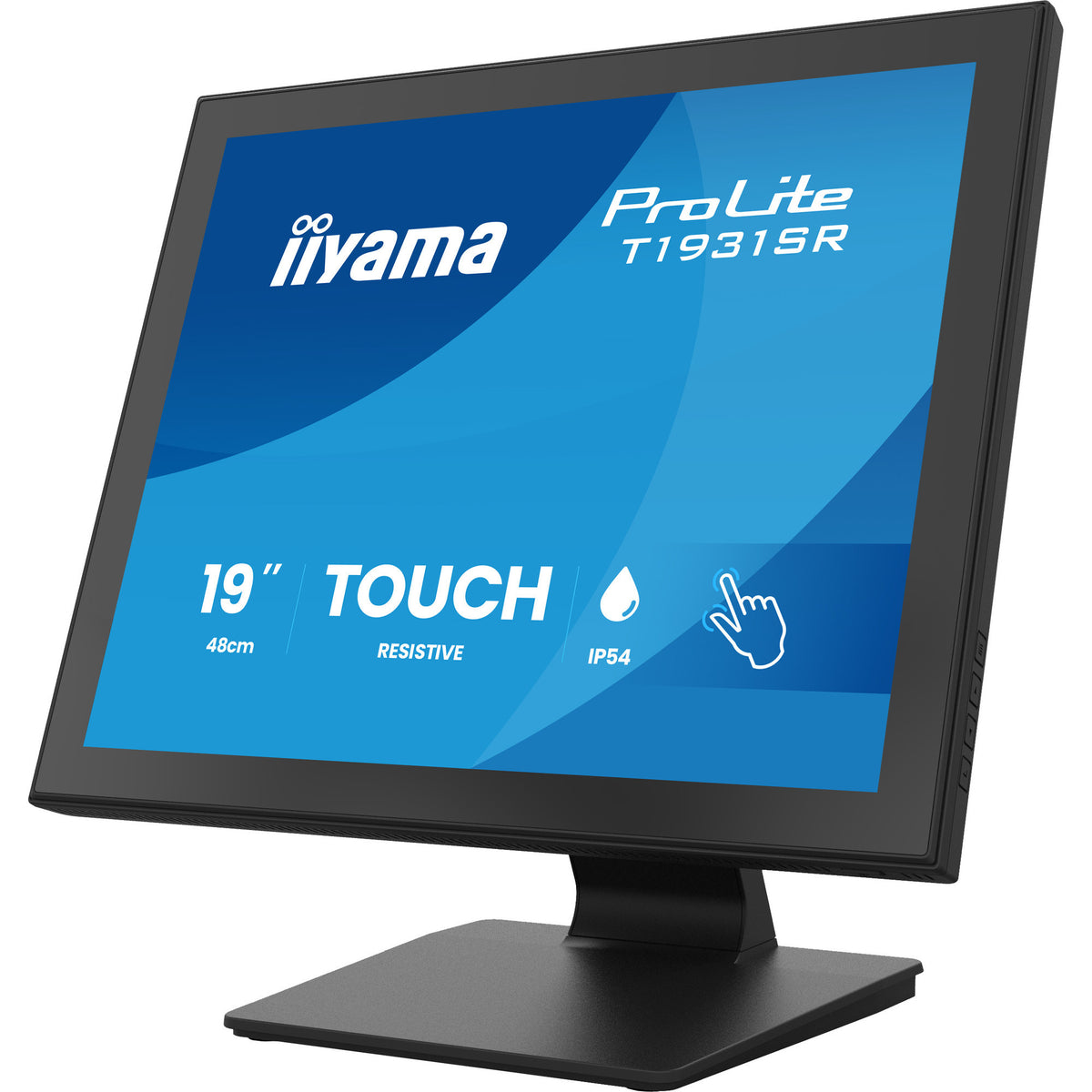 Iiyama prolite t1931sr-b2s 19 touchscreen monitor (zwart, 1x displayport, 1x hdmi)