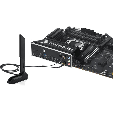Asus tuf gaming b850-e wifi socket am5 moederbord (zwart, raid, 2.5gb-lan, wi-fi 6e, bt, sound, atx)
