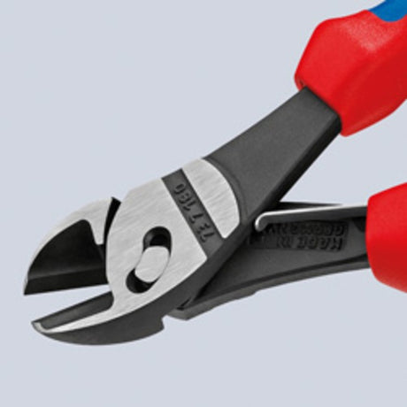 Knipex Twinforce Seitenschneider 7372180f Schneidzange (rot blau)