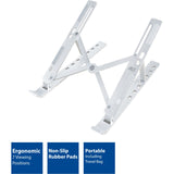 Act Connectivity Laptopständer Aluminium, faltbar (Aluminium, höhenverstellbar in 7 Positionen)