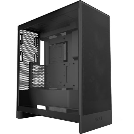 Nzxt h7 flow (2024) Midi-Tower-Gehäuse (schwarz | 2x USB-A | 1x USB-C | gehärtetes Glas)