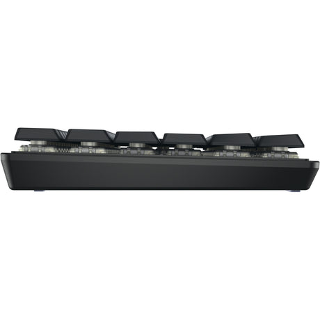 Cherry KW 550 MX LP, Tastatur (Schwarz, US-Layout, MX Low Profile 2.0 Elfenbein, 96 %, weiße LED, PBT-Tastenkappen)