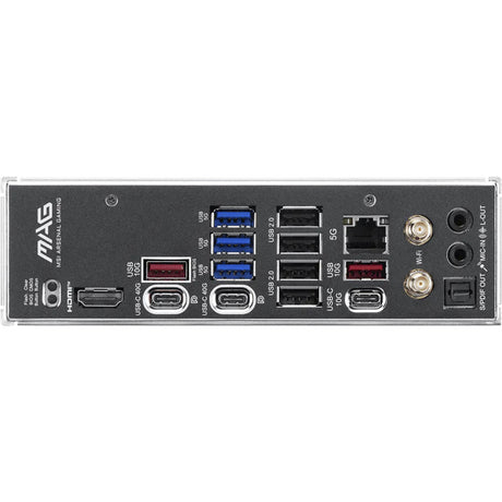 Msi mag x870e tomahawk max wifi socket am5 moederbord (zwart, 5gb-lan, wi-fi 7, bt, sound, atx)