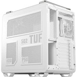 Asus TUF Gaming GT502 Horizon ArGB Midi-Tower-Gehäuse (weiß | 3x USB-A | 1x USB-C | gehärtetes Glas)