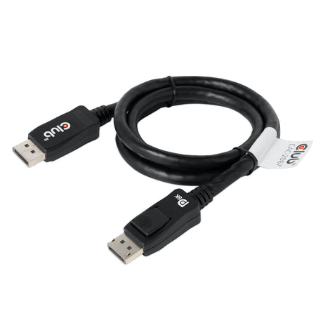 Club 3D DisplayPort 1.4 Vesa-zertifiziertes Kabel männlich-männlich (schwarz, 1 Meter, 8K 60 Hz oder 2x 4K 60 Hz, 32,4 Gbit/s)