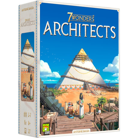 Asmodee 7 Wunder: Architekten-Brettspiel (Niederländisch, 2 - 7 Spieler, 25 Minuten, ab 8 Jahren)