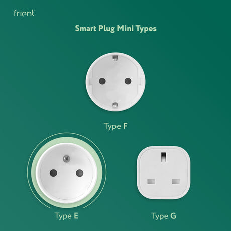 Frient Smart Plug Mini 2 Typ E (französisch) Stecker (weiß, Zigbee 3.0)
