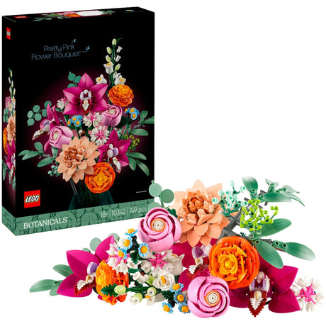 Lego Botanicals Rosa Blumenstrauß – Blumendekoration – 10342