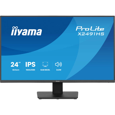 Iiyama Prolite X2491HS-B1 23,8-Monitor (Schwarz, 120 Hz, HDMI, Display-Port, Audio)