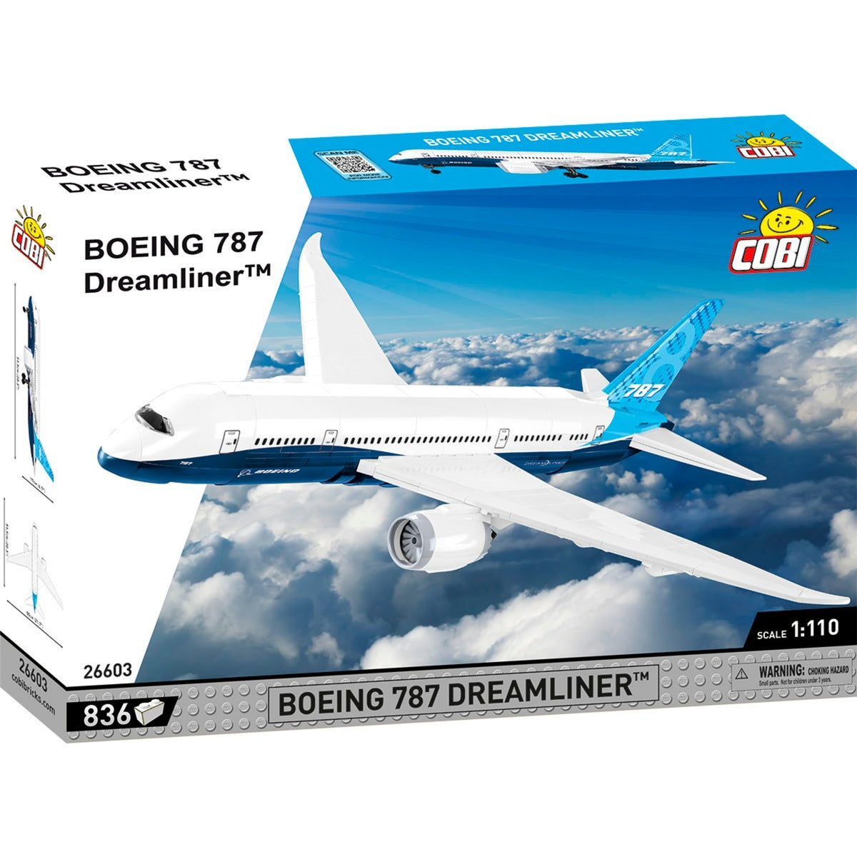 Cobi boeing 787 dreamliner constructiespeelgoed (schaal 1:110)