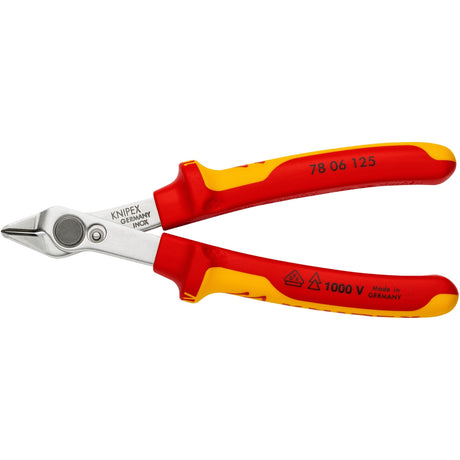 Knipex Elektronik Super Knips® VDE 78 06 125 Elektronikzange (rot gelb)