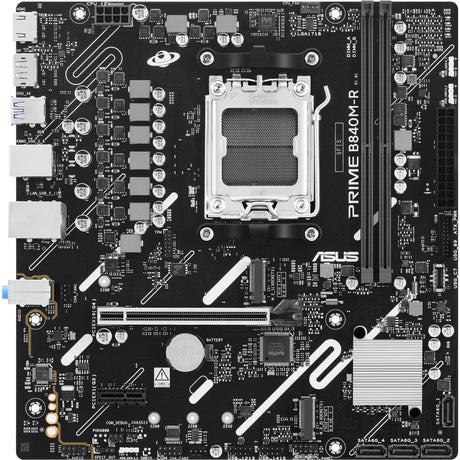 Asus prime b840m-r socket am5 moederbord (raid, gb-lan, sound, µatx)