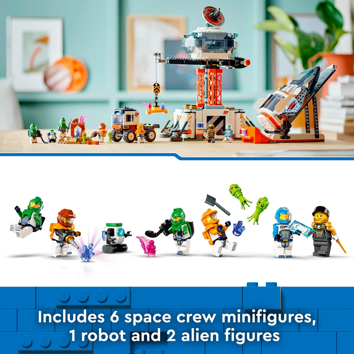 Lego Lego City 60434 Ruth Basis und Raketet Labrics Plattform
