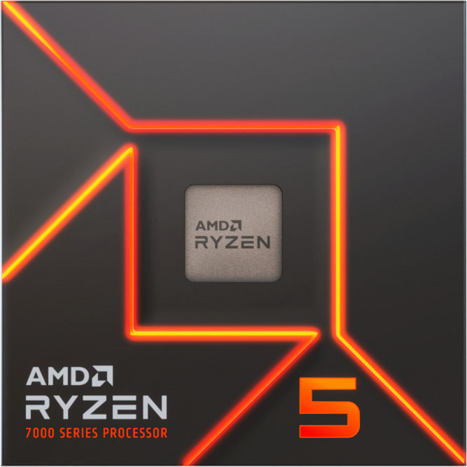 AMD Ryzen 5 7400, 3,7 GHz (4,7 GHz Turbo Boost) Sockel AM5-Prozessor (entsperrt, verpackt)