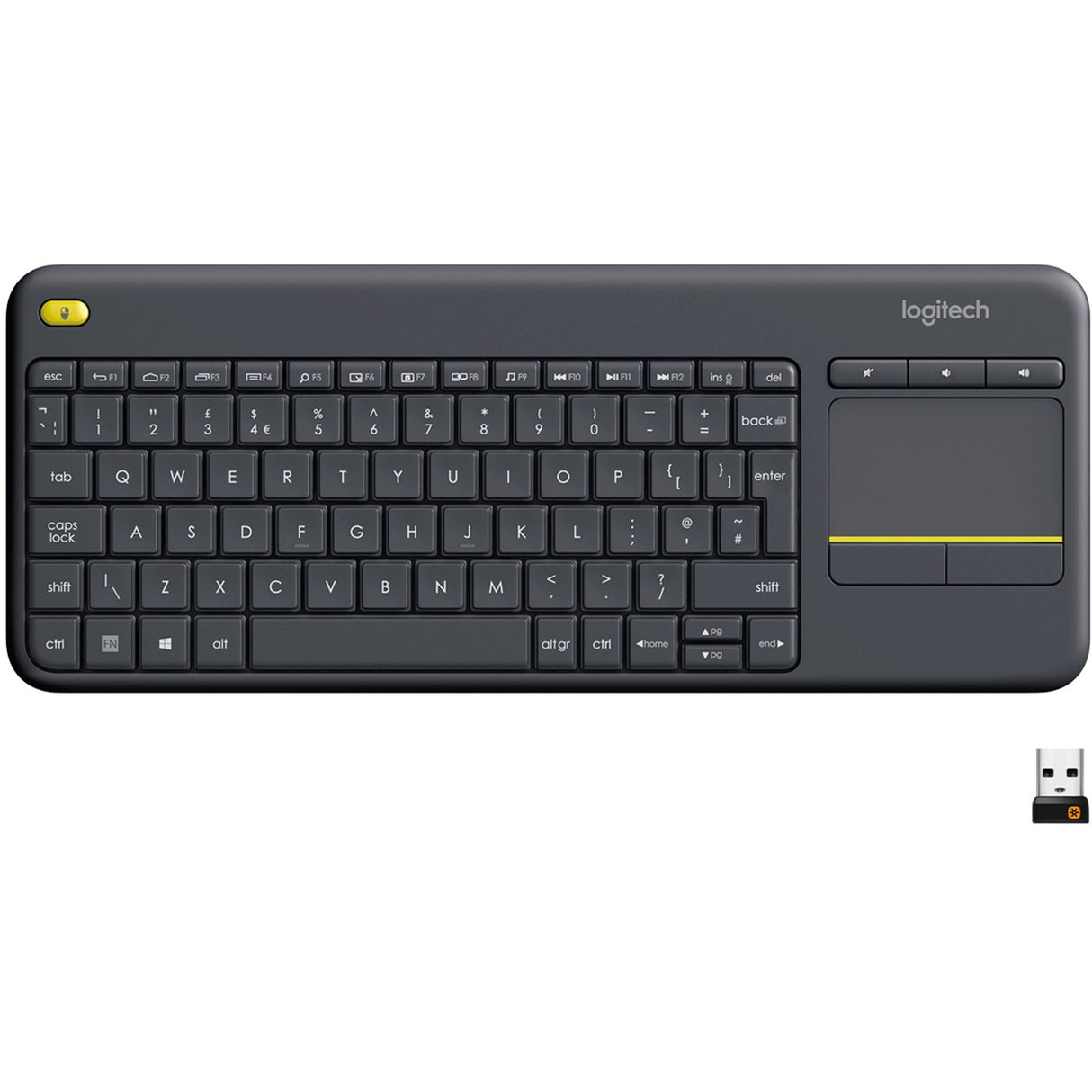 Logitech Wireless Touch -Tastatur K400 Plus