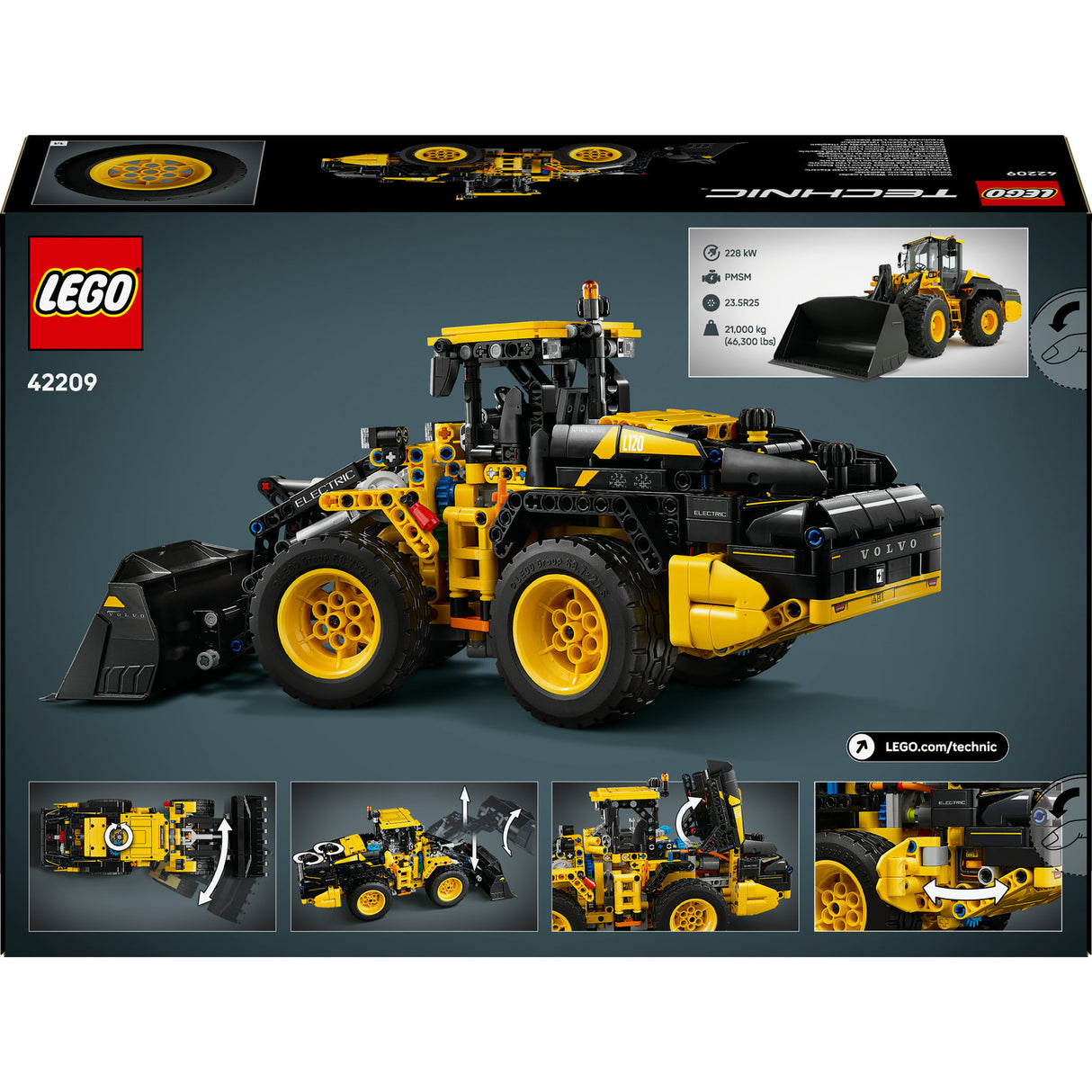 Lego Technic 42209 Volvo L120 Elektro-Radlader