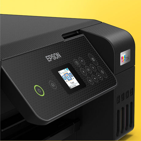 Epson Ecotank et-2871 A4-Multifunktions-Wi-Fi-Drucker mit Tintentank, All-in-One-Tintenstrahldrucker (Schwarz, Scannen, Kopieren, Wi-Fi, inklusive bis zu 3 Jahre Tinte)