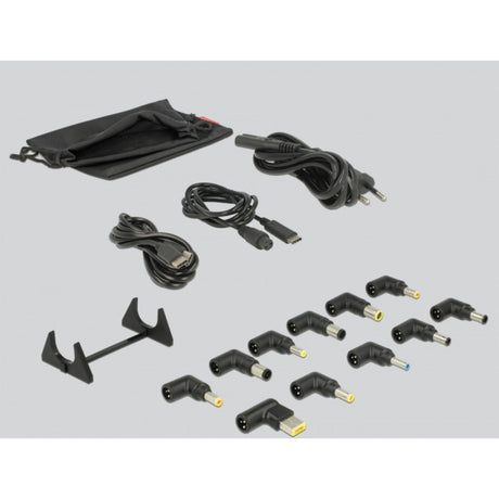 Delock USB Ladegerät 1x USB Typ-C + 3x USB Typ-A (schwarz)