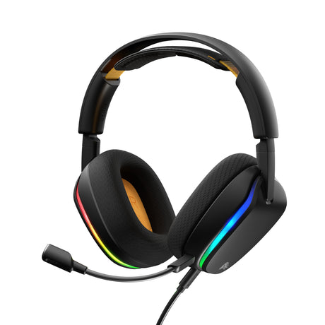 Glorious GHS Eternal RGB – Stereo-RGB-Gaming-Headset, Over-Ear-Gaming-Headset (Schwarz, PC, PS5, PS4, Switch, USB-C)