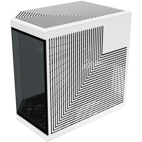 Hyte y70 Midi-Tower-Gehäuse (schwarz und weiß | 2x USB-A | 1x USB-C | gehärtetes Glas)