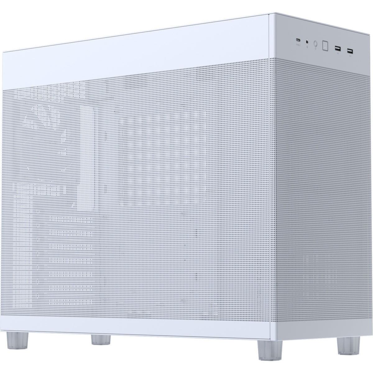 Asus Prime Ap303 - Mesh Panel Midi Tower Gehäuse (weiß | 2x USB-A | 1x USB-C)