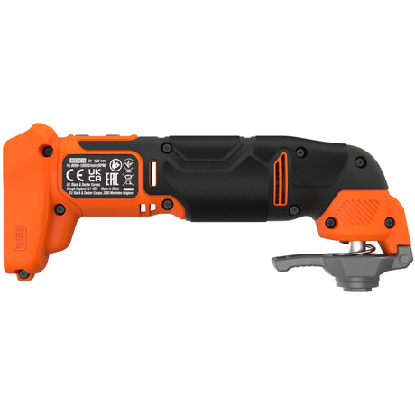 Black+decker bdcos18n-xj 18 V oszillierendes Multitool-Multifunktionswerkzeug (orange schwarz, Akku und Ladegerät nicht im Lieferumfang enthalten)