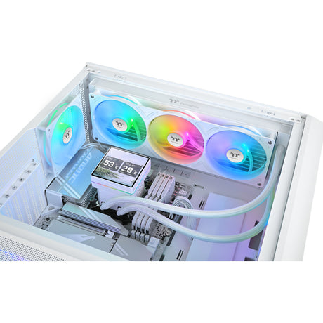 Thermaltake TH360 V3 Ultra ARGB Sync AIO Flüssigkeitskühler – Snow Edition Wasserkühlung (weiß)