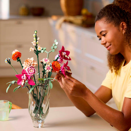 Lego Botanicals Rosa Blumenstrauß – Blumendekoration – 10342