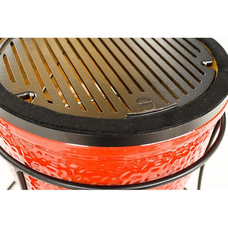 Kamado Joe Anbratenplatte für Classic I, II, III und Joe Jr. Grillrost (schwarz, ø 34cm)